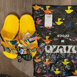 Diplo X Crocs collab slides